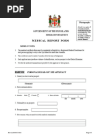 PNG Medical Examination Report Form | PDF | Human Diseases And ...