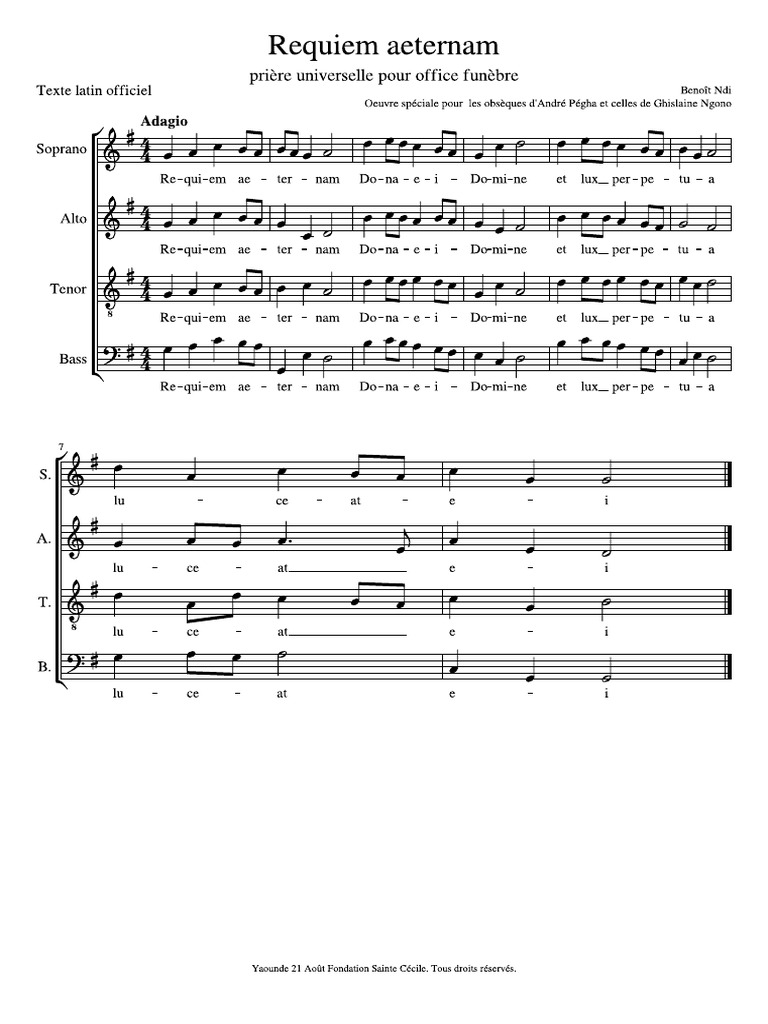 Requiem Aeternam PU | PDF