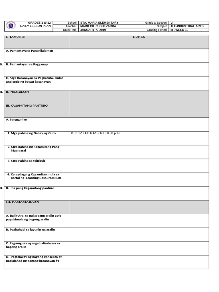 DLP Mapeh AP | PDF