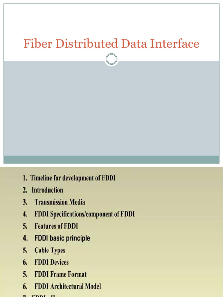 Fddi 1 | PDF