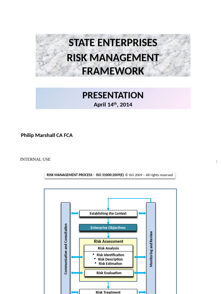 State Enterprises Risk Management Framework | PDF | Risk | Risk Management