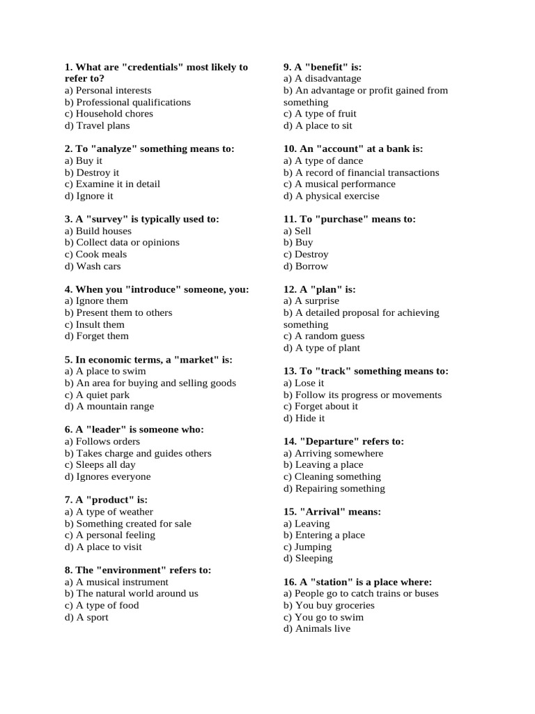 Test 1 | PDF