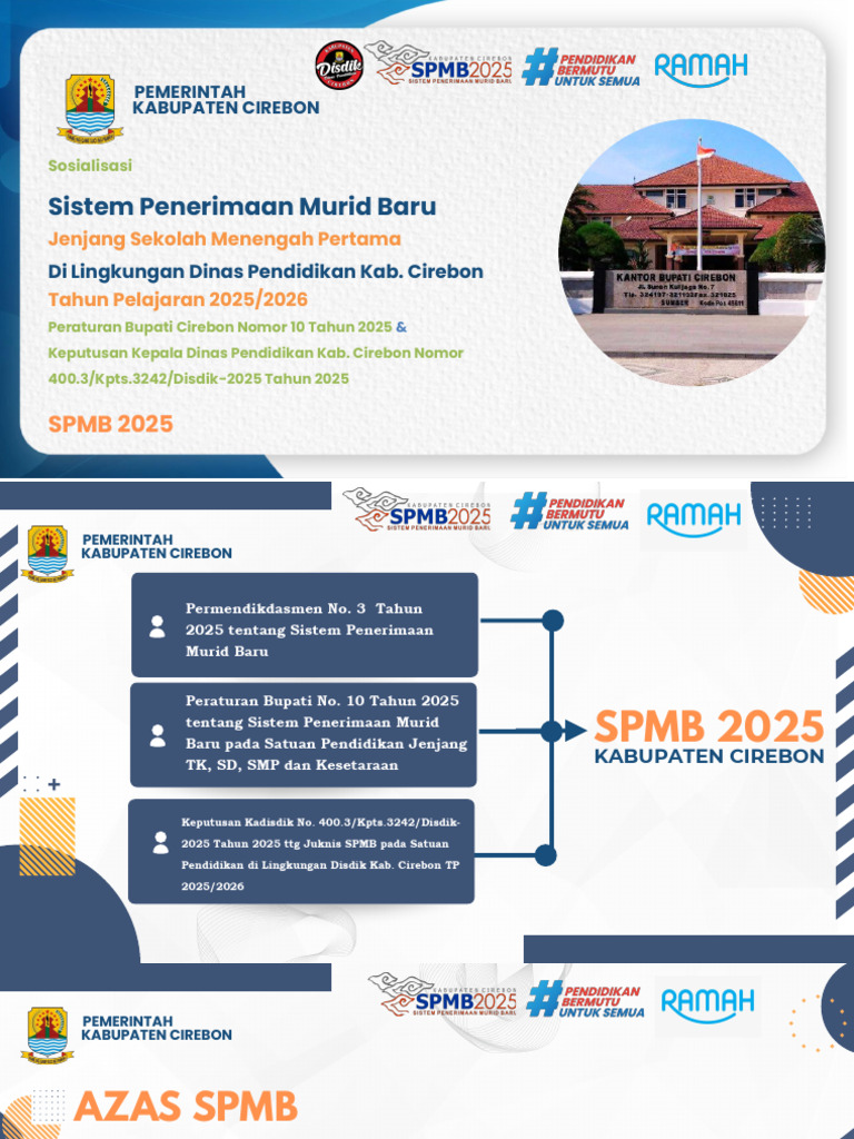 SPMB SMP Cirebon 2025: Panduan dan Ketentuan | PDF