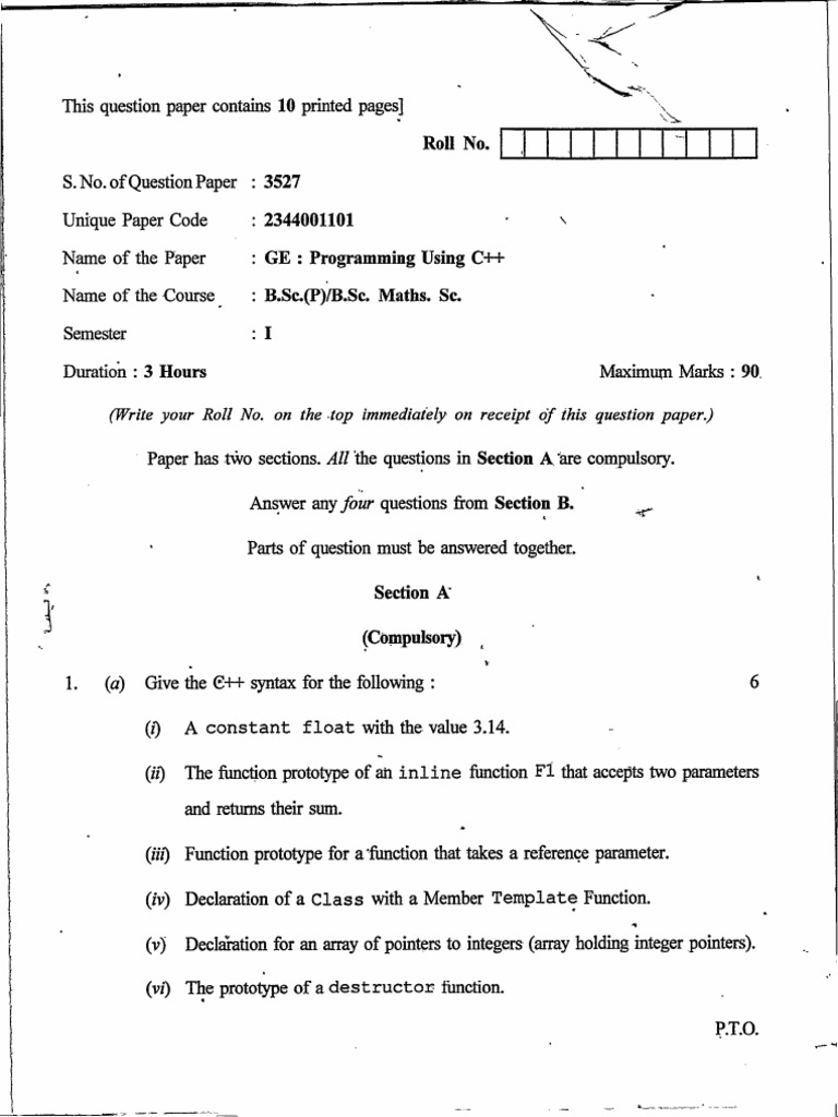 CPP 5 | PDF