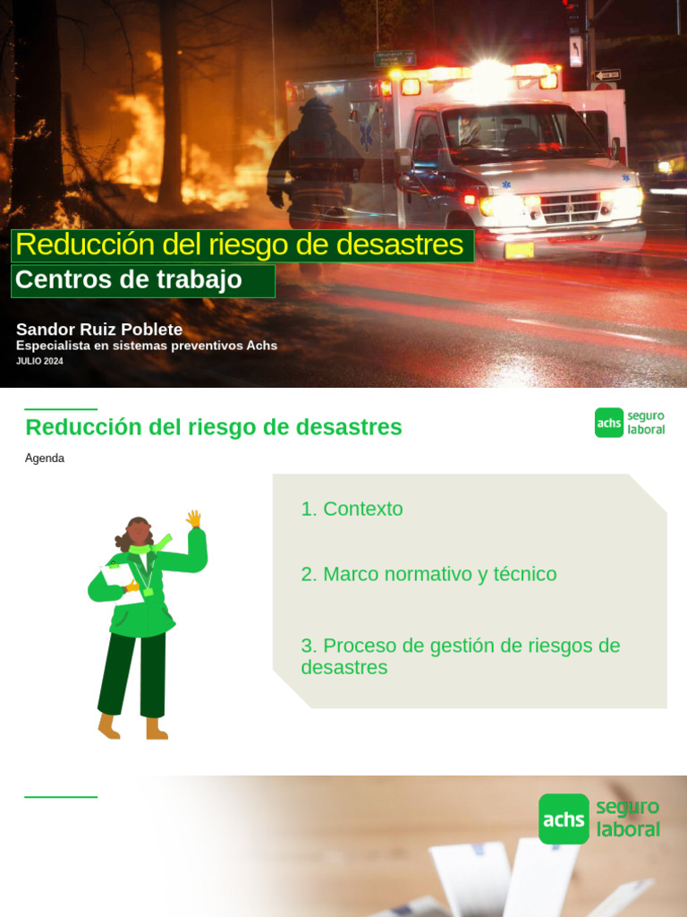 Gestión de Riesgos de Desastres en Chile | PDF | Planificación | Riesgo