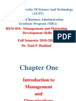 Management Chapter 1 Fall 10-11