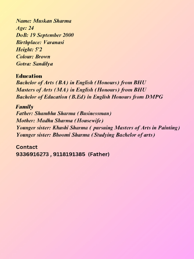 Muskan Sharma | PDF