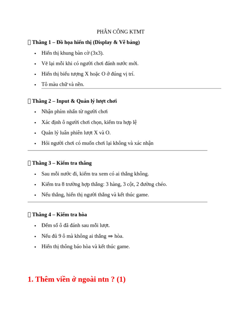 Phân Công KTMT | PDF