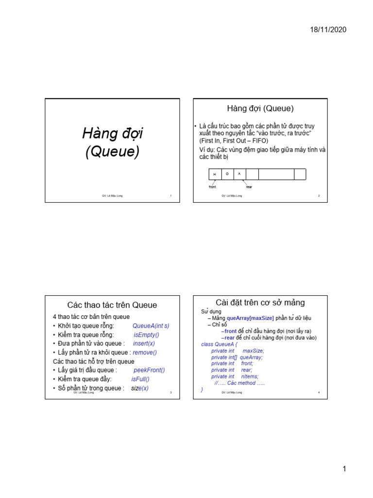 Hàng Đ I (Queue) | PDF
