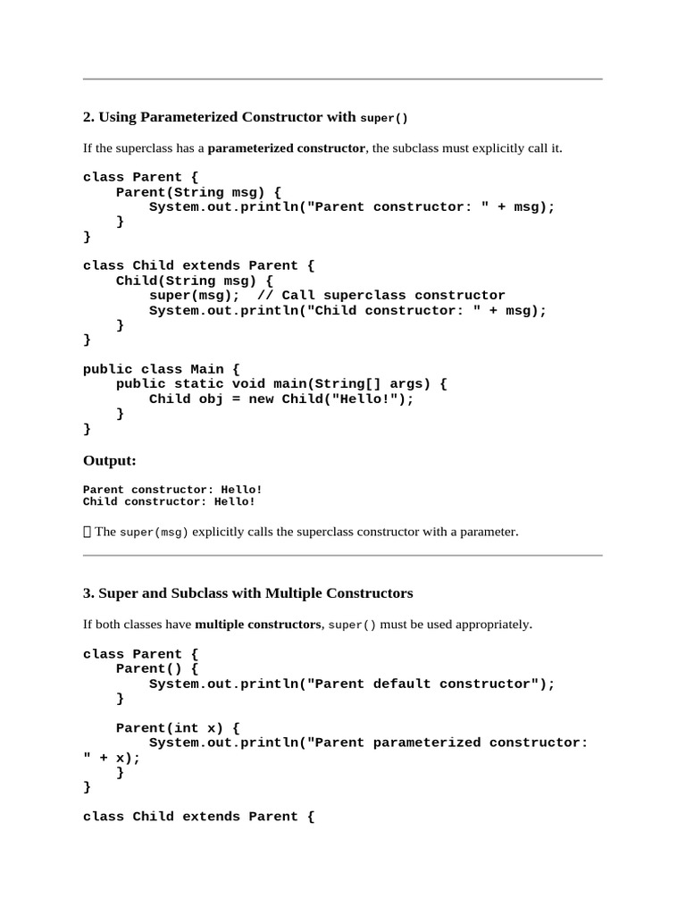 Constructor MethoD JAVA | PDF