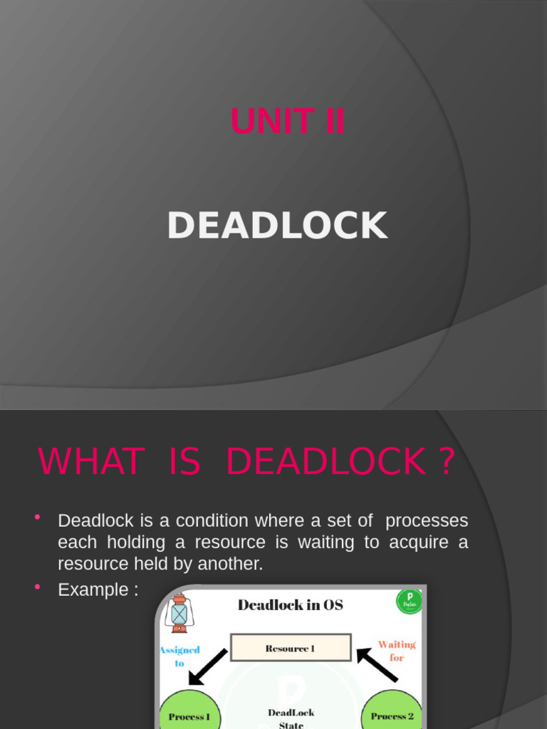 Understanding Deadlock in OS | PDF | Algorithms | Theoretical Computer ...
