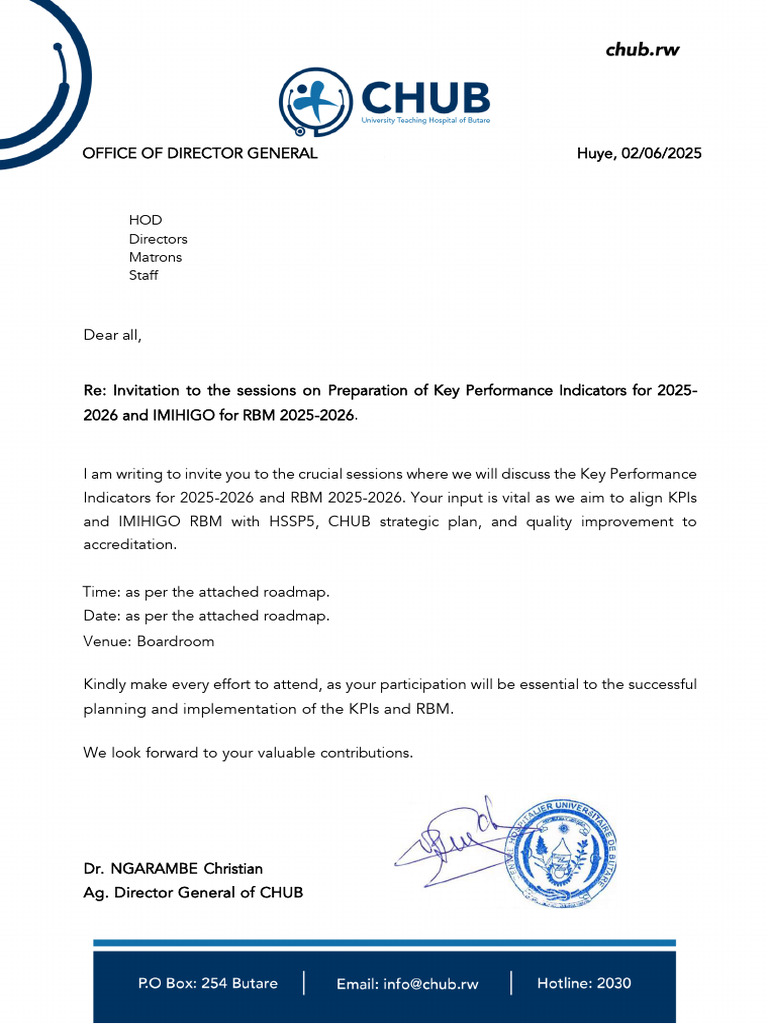 KPI and RBM Planning Sessions 2025-2026 | PDF | Health Care | Clinical ...