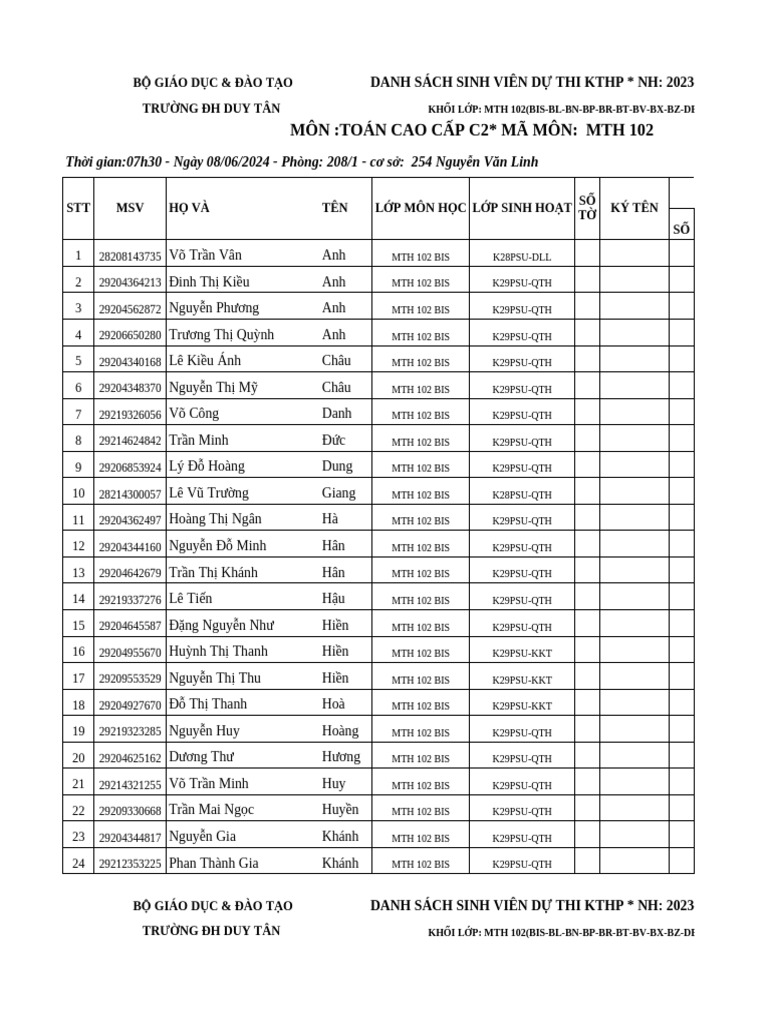 Mth 102 (Bis Bl Bn Bp Br Bt Bv Bx Bz Db Dis) | PDF