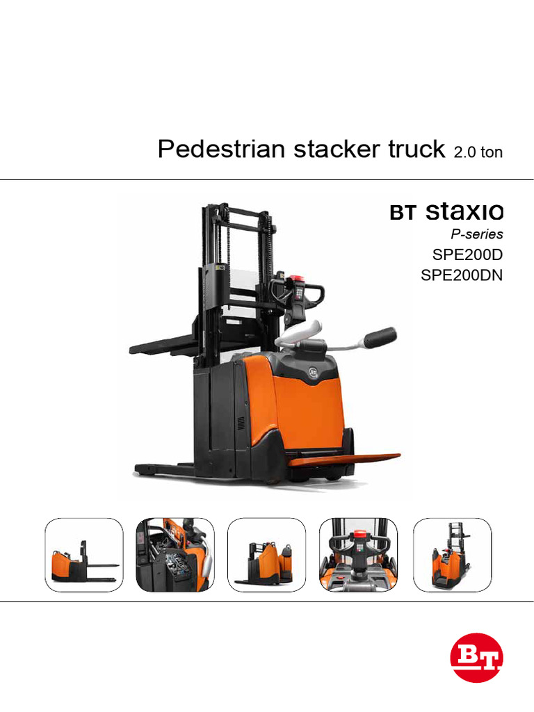 2.0 Ton Pedestrian Stacker Truck Specs | PDF | Axle | Alternating Current