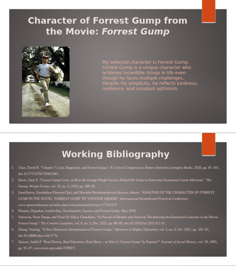 Analyzing Forrest Gump's Character Traits | PDF