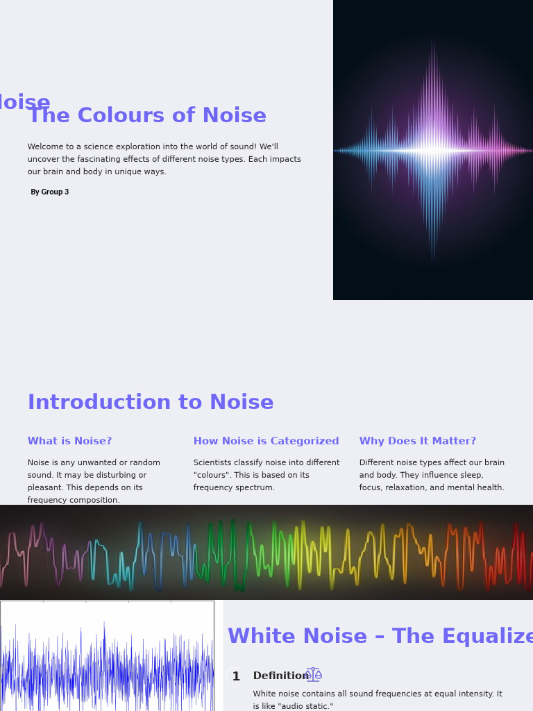 The Colours of Noise New | PDF | Tinnitus | Noise