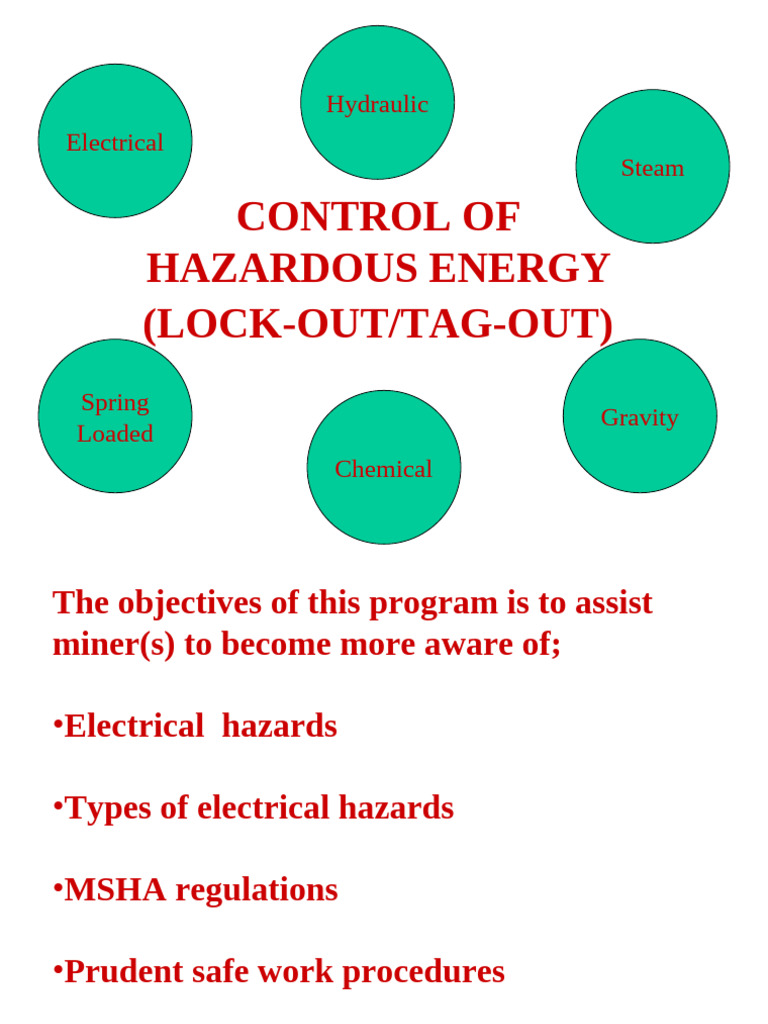 Lock-Out/Tag-Out Safety Guidelines | PDF | Machines | Electricity