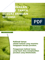 Power Point Materi Kalimat Tanya