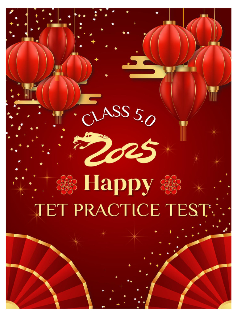 Tet Practice Test 5.0 + Key | PDF | Climate Change | Body Language