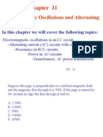 Electromagnetic Oscillations and Alternating Current: in This Chapter We Will Cover The Following Topics