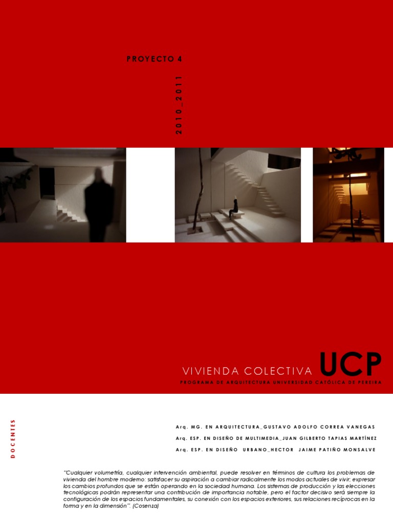Proyecto de Vivienda Colectiva 2011 | PDF | Homo Sapiens | Espacio