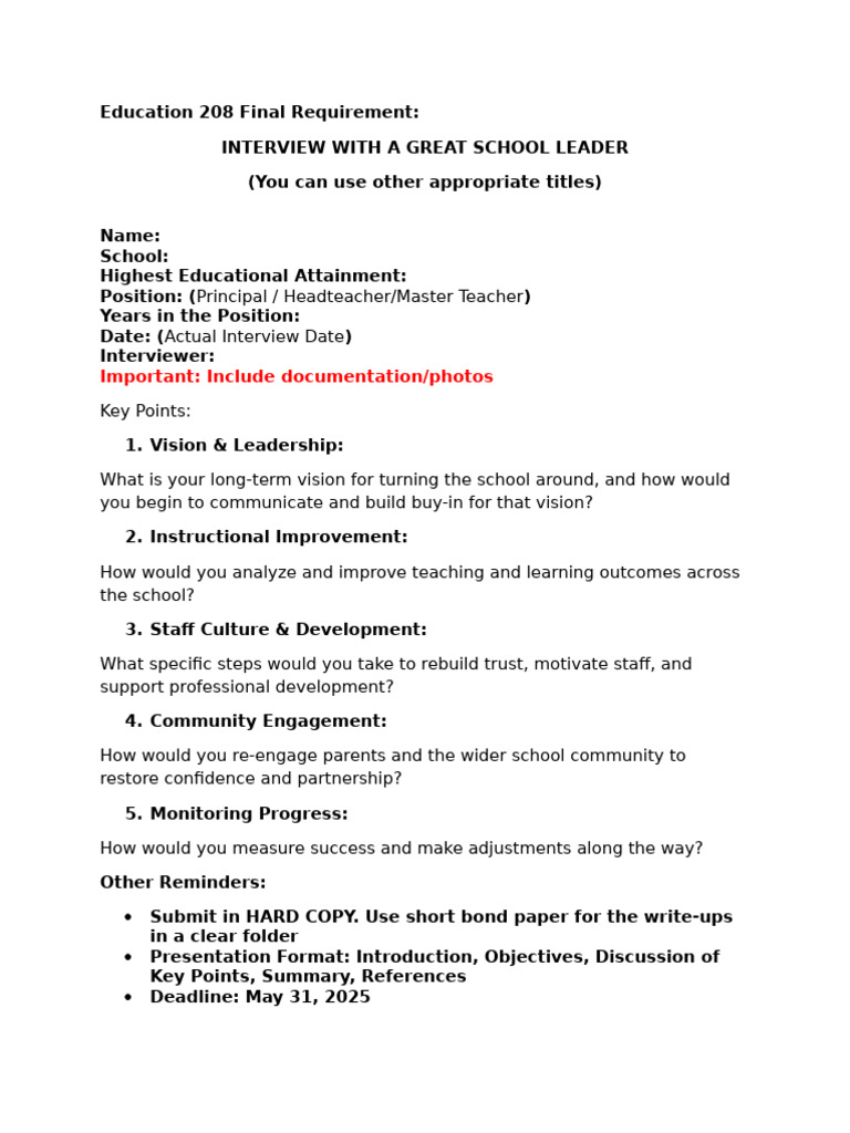 Education 208 Final Requirement | PDF