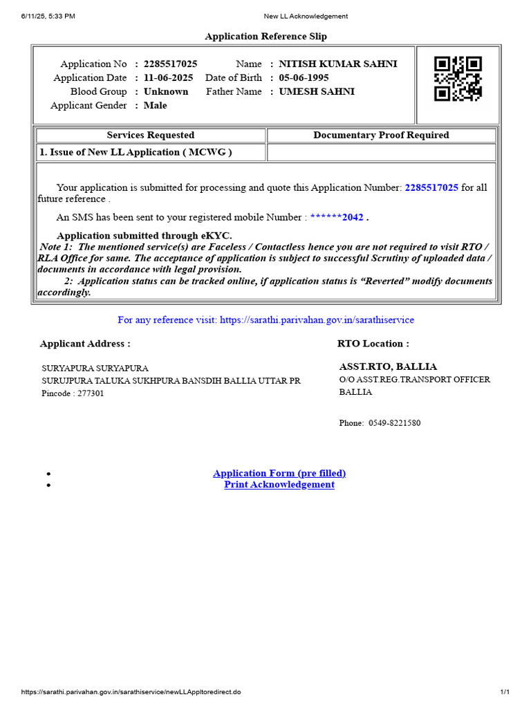 Driving Application | PDF
