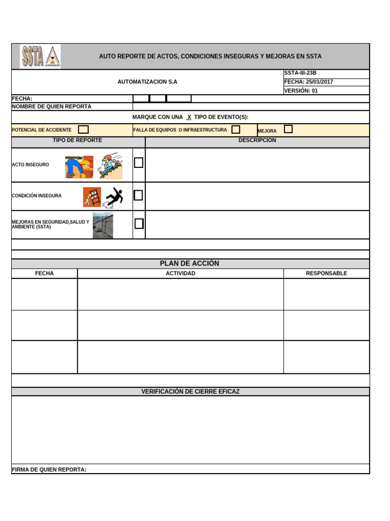 Ssta-III-23b Auto Reporte de Ayc v1 | PDF