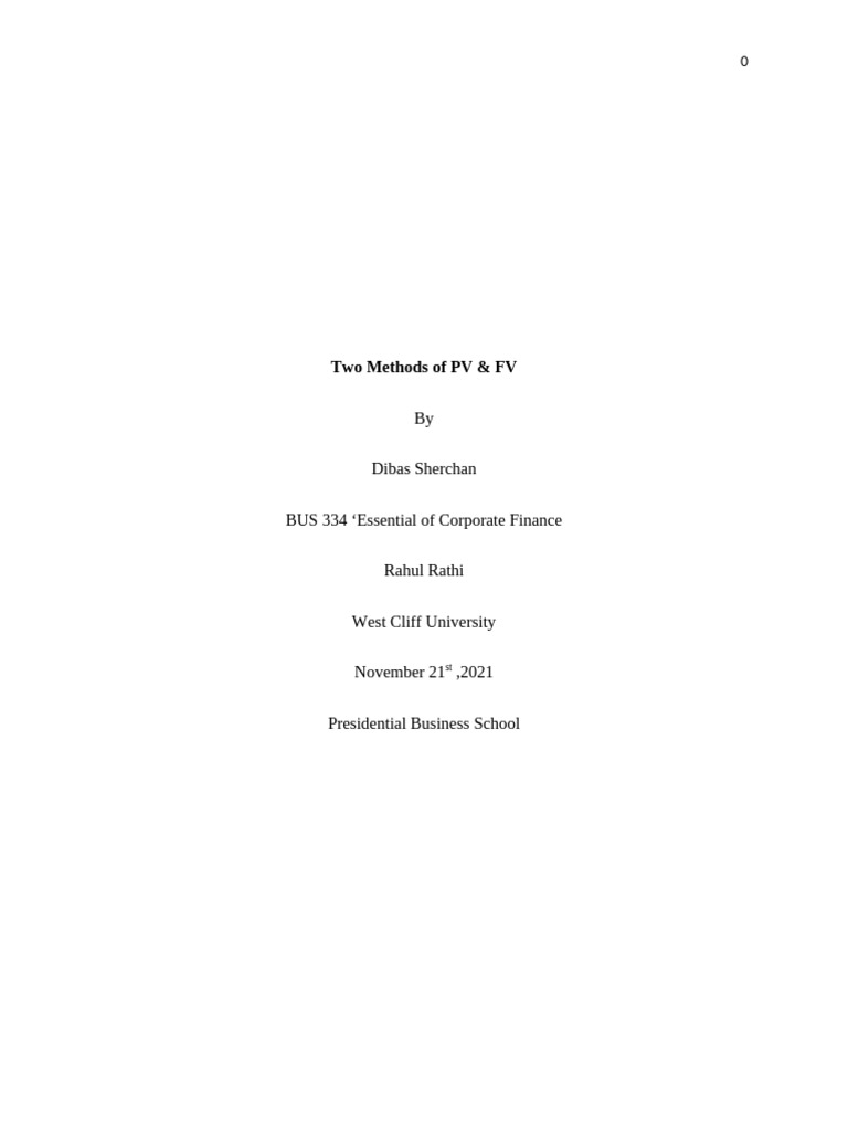 4720 Dibas Sherchan PA 633684 683256839 | PDF | Present Value | Discounting