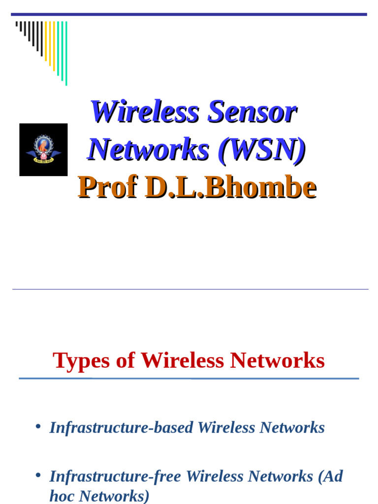 Overview of Wireless Sensor Networks | PDF | Wireless Ad Hoc Network ...