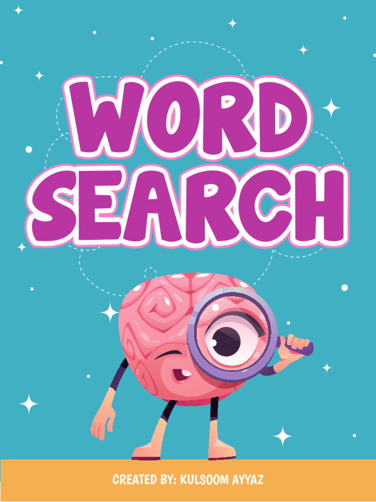 Fun Word Search for Kids Activities | PDF | Teachers | Expert