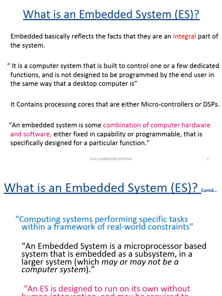Understanding Embedded Systems Design | PDF | Embedded System | Unified ...