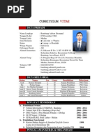 Download CURRICULUM VITAE CV - Bambang Adrian Sitompul by Bambang Adrian Sitompul SN87562549 doc pdf