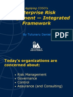 Enterprise Risk Management - Integrated Framework: Applying COSO's