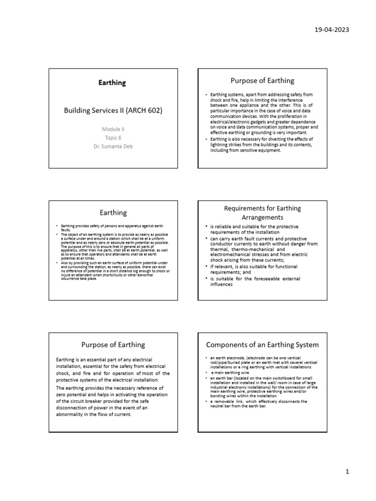 Essential Guide to Earthing Systems | PDF | Power Engineering ...