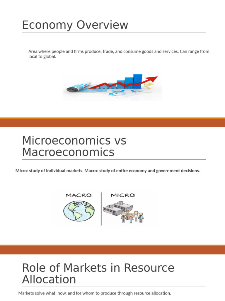 Comprehensive Economy Overview Guide | PDF | Demand | Elasticity ...