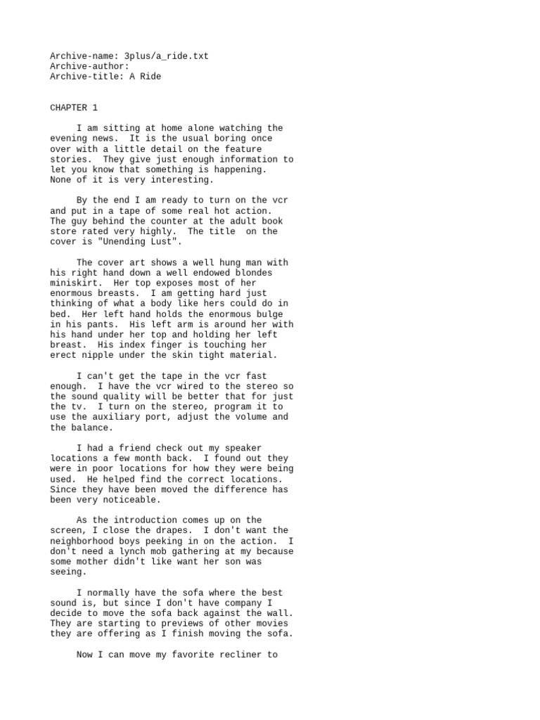 A Ride | PDF