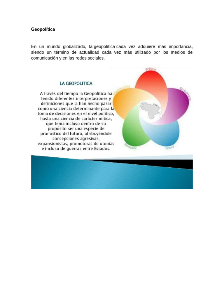 Importancia de la Geopolítica Actual | PDF | Geopolítica | Geografía