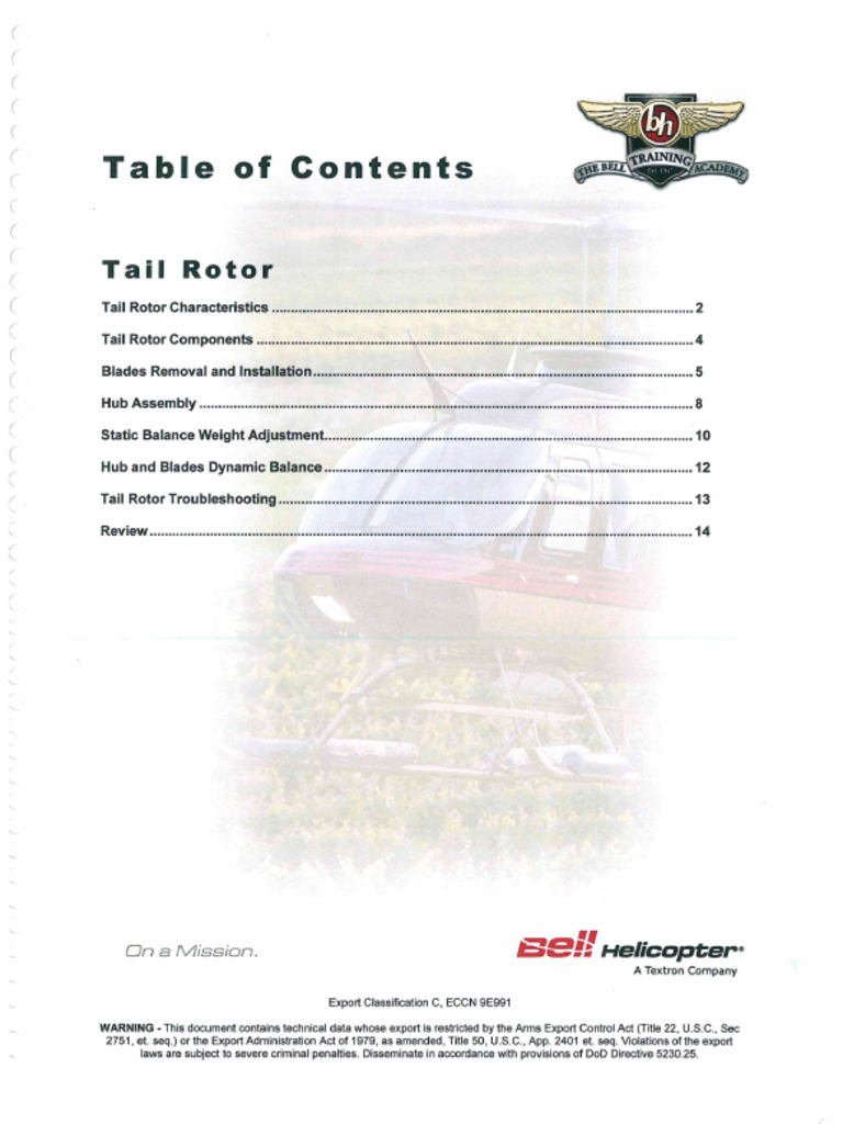 11 Tail Rotor | PDF