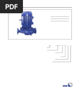 Manual de Operações da Bomba KSB MEGACHEM | PDF | Bomba | Válvula
