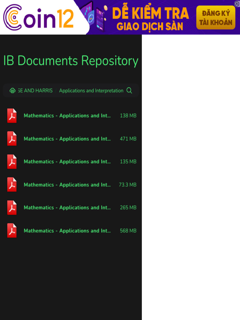 IB Mathematics Resources Repository | PDF