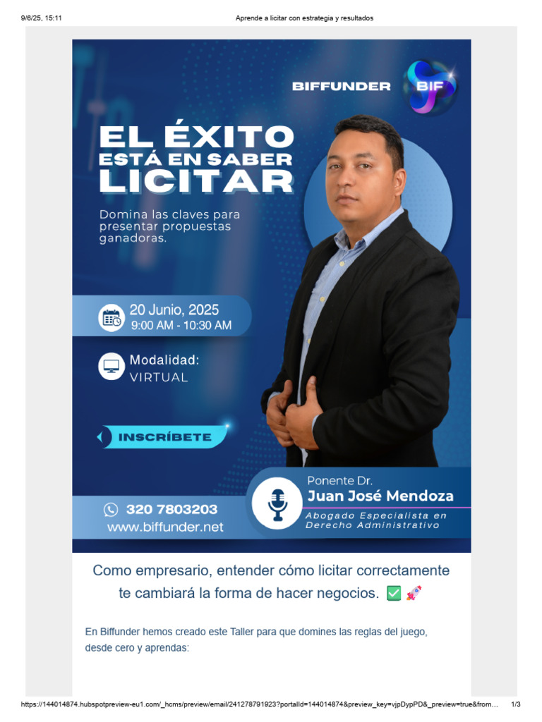 Aprende A Licitar Con Estrategia y Resultados | PDF