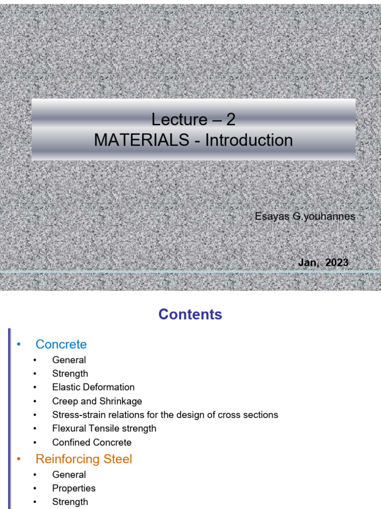 Lec 01-2 | PDF | Strength Of Materials | Deformation (Engineering)