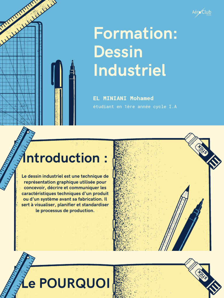 Formation en Dessin Industriel et Technique | PDF | Dessin technique ...