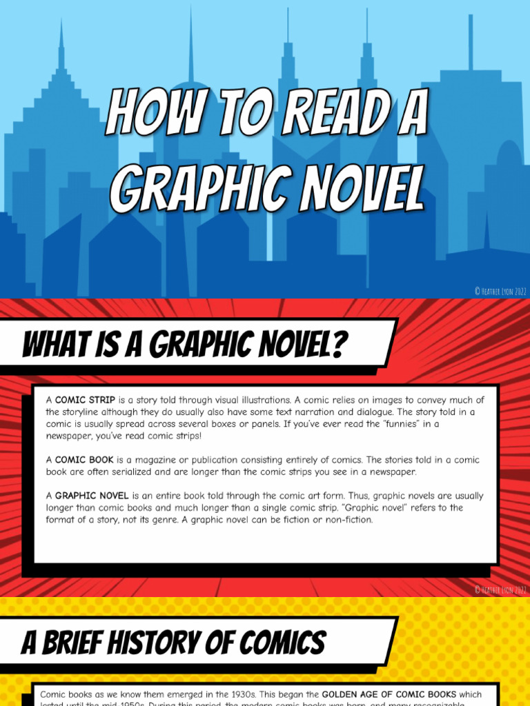 How To Read A Graphic Novel Presentation (2) 1 | PDF