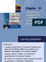 Presenting Insights and Findings: Written and Oral Reports