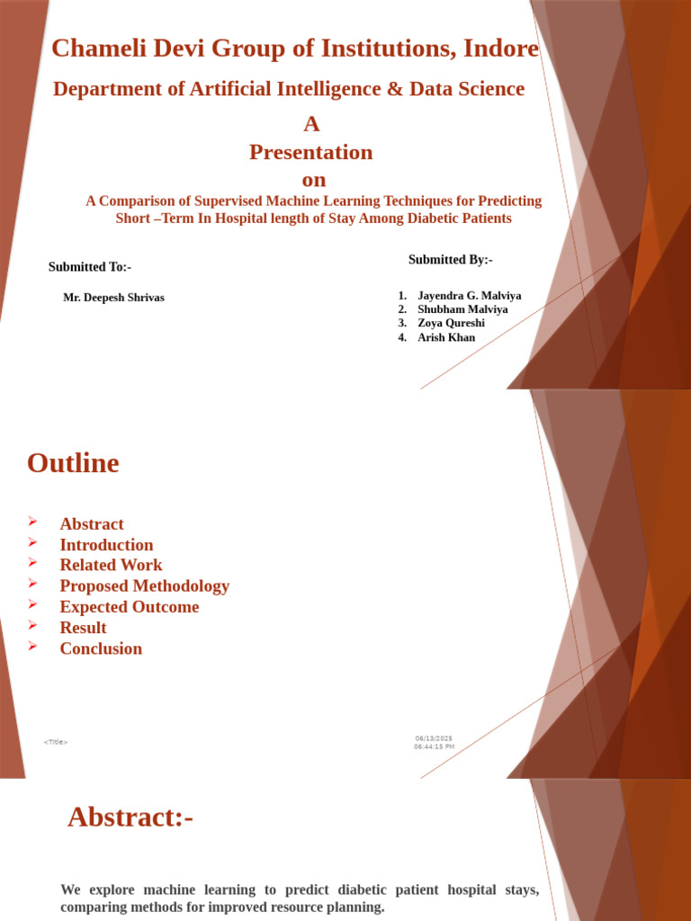 Minor Project Presentation - Format-1 | PDF | Support Vector Machine ...