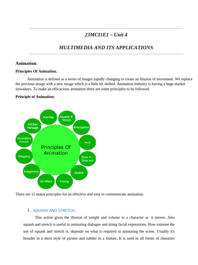 Principles of Animation Explained | PDF | Adobe Flash | Animation