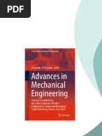 Advances in Mechanical Engineering by Alexander Evgrafov