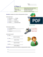 Prepositions of Place 2